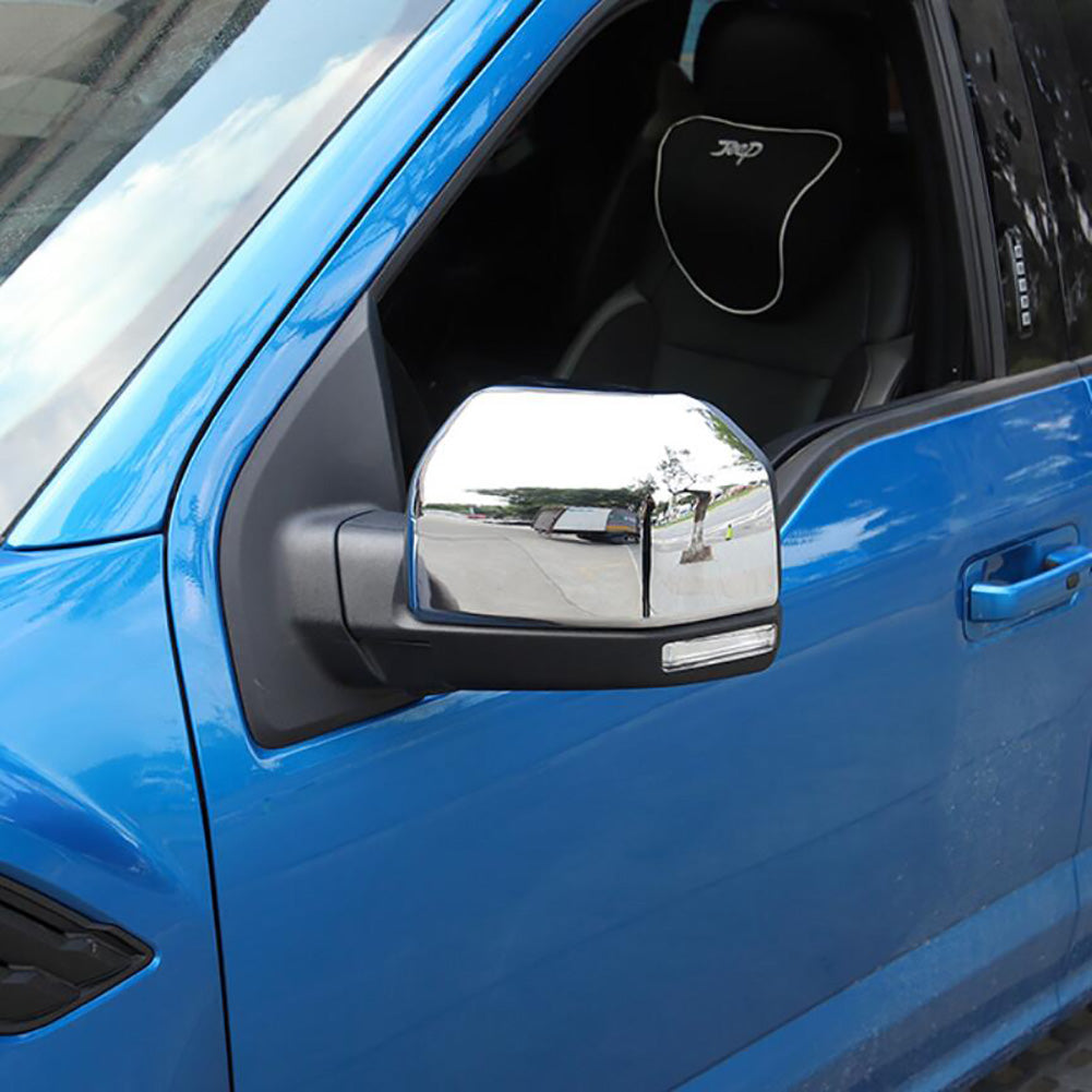 For Ford F-150 2015 2016 2017 2018 2019 2020 Rear View Mirror Guard Cover Trims