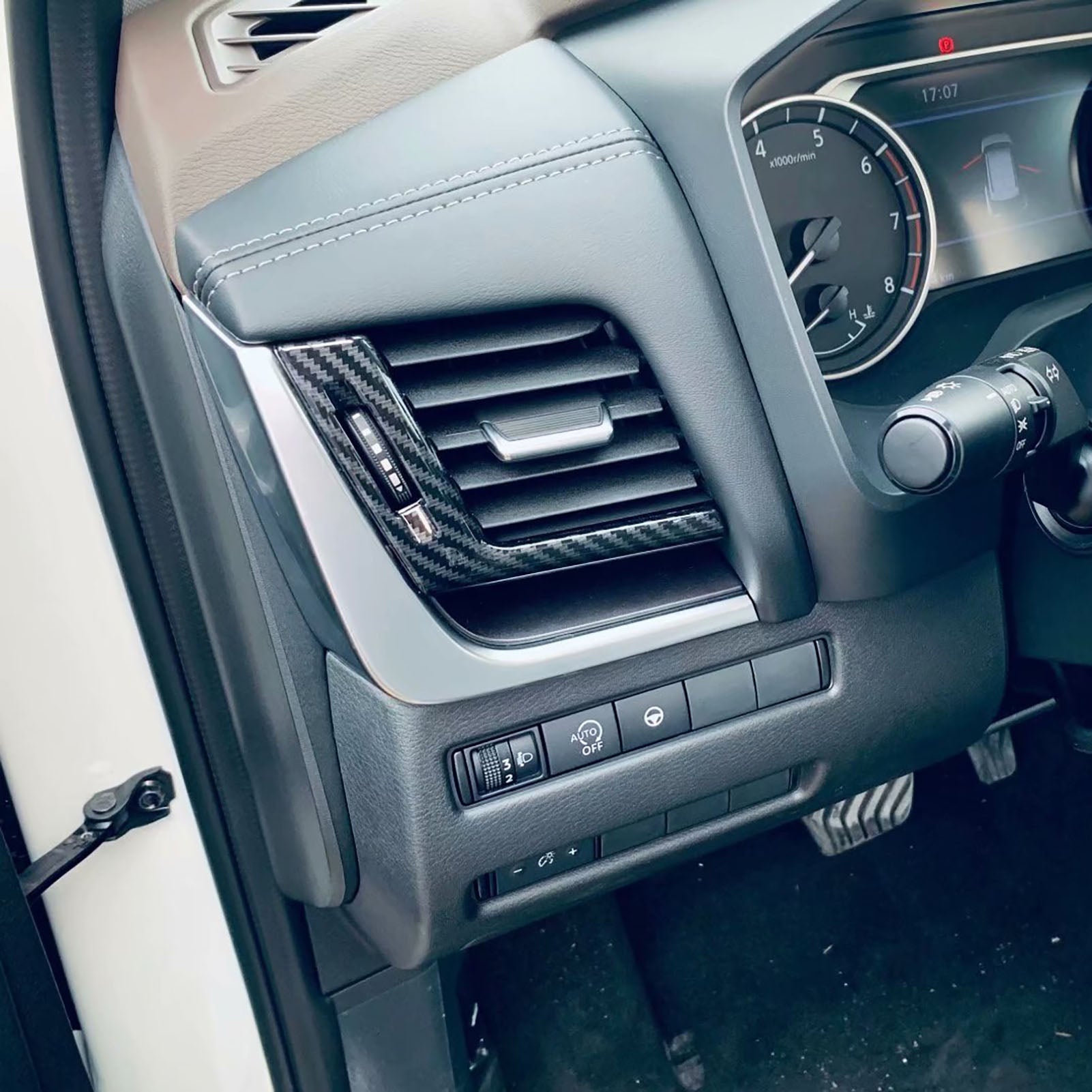 Fit for Nissan Rogue 2021 Interior Front Side Air Condition Vent Outlet Cover Trim ABS