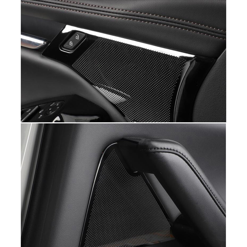 Fit for 2019 2020 2021 2022 Mazda 3 Axela Door Speaker Sound Panel Cover Trims Stainless Steel
