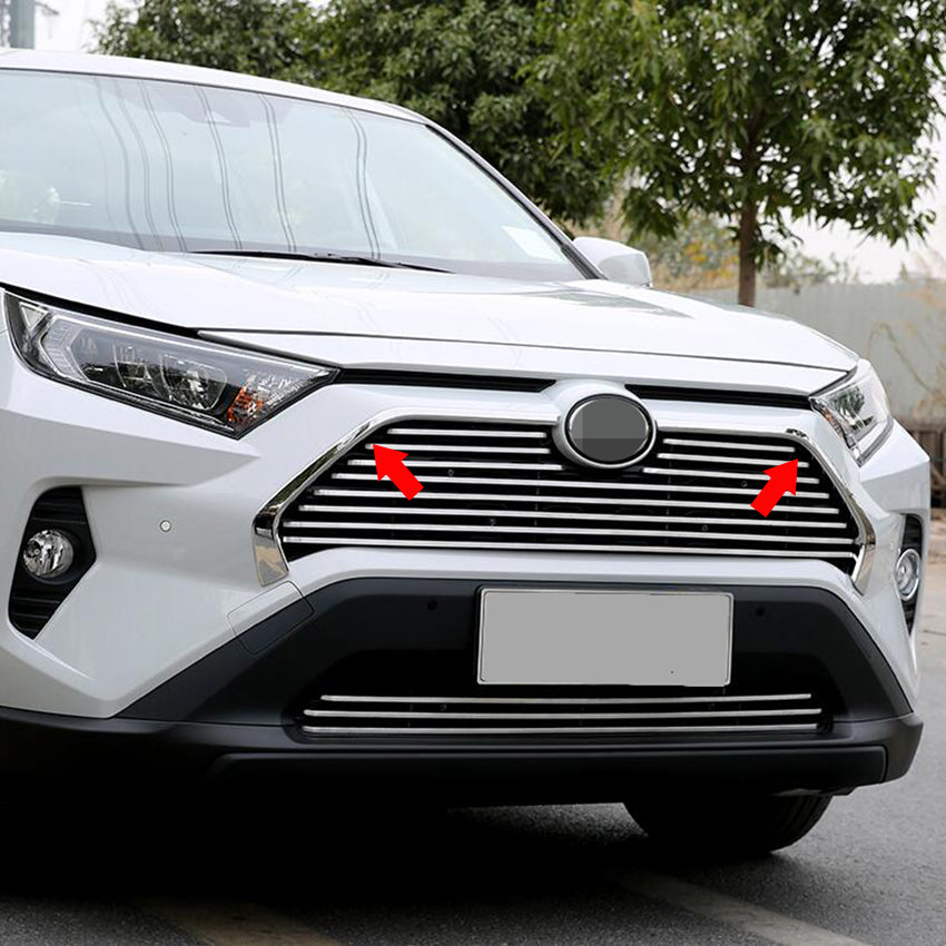 Fit for Toyota New RAV4 2019 2020 2021 2022 LE/XLE/XSE/Limited Model Front Upper Grill Grille Mesh Cover Trim - beautost
