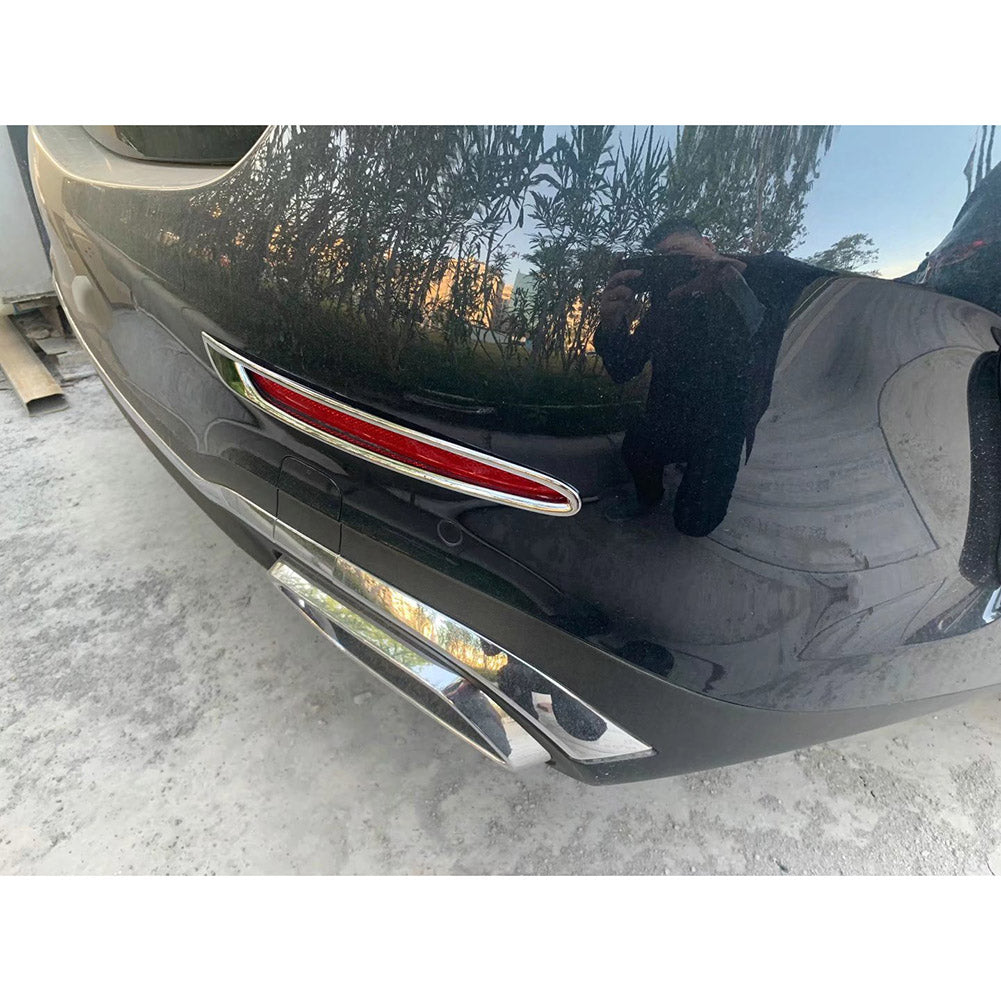 Fit for Mercedes-Benz 2022 2023 C-Class C300 C200 C220d AMG Chrome Rear Fog Light Lamp Cover Trim