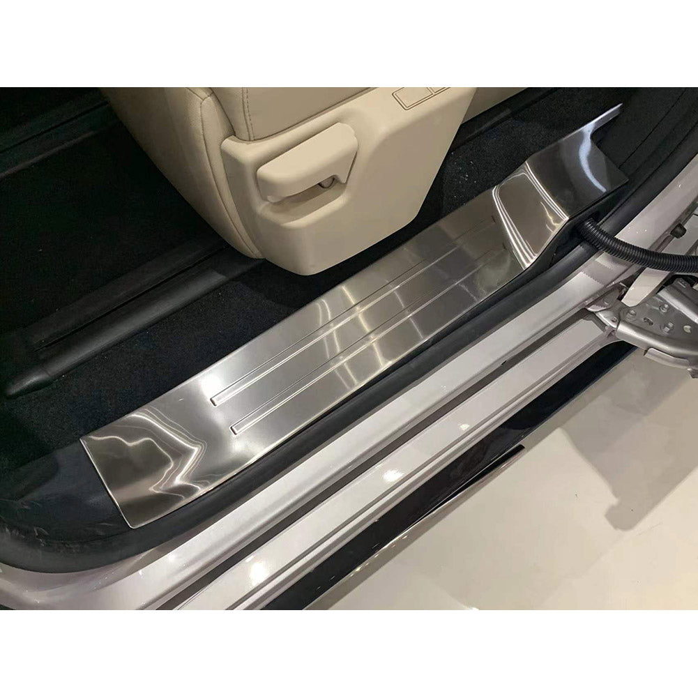 Fit for Toyota 2021 2022 2023 Sienna Inside Door Sill Scuff Plate Guard Cover Trims Stainless Steel