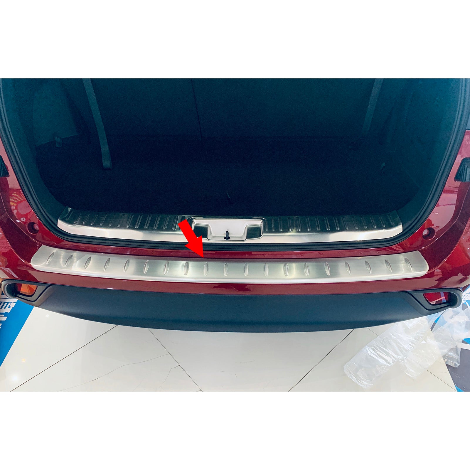 Fit for Toyota New Highlander 2020 2021 2022 Rear Outside Bumper Sill Plate Guard Cover Trim