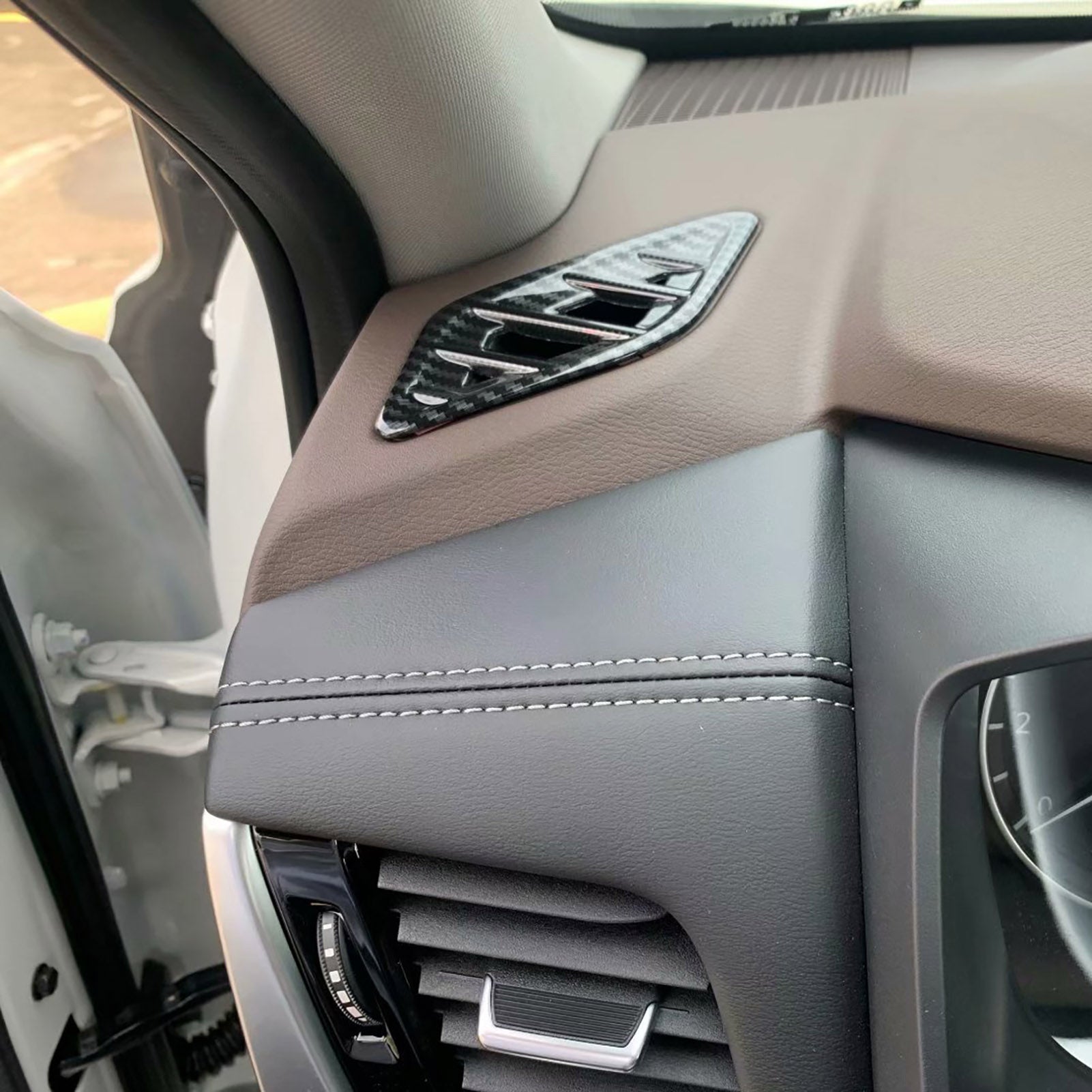 Fit for Nissan New Rogue 2021 2022 Interior Front Upper Air Condition Vent Outlet Cover Trims