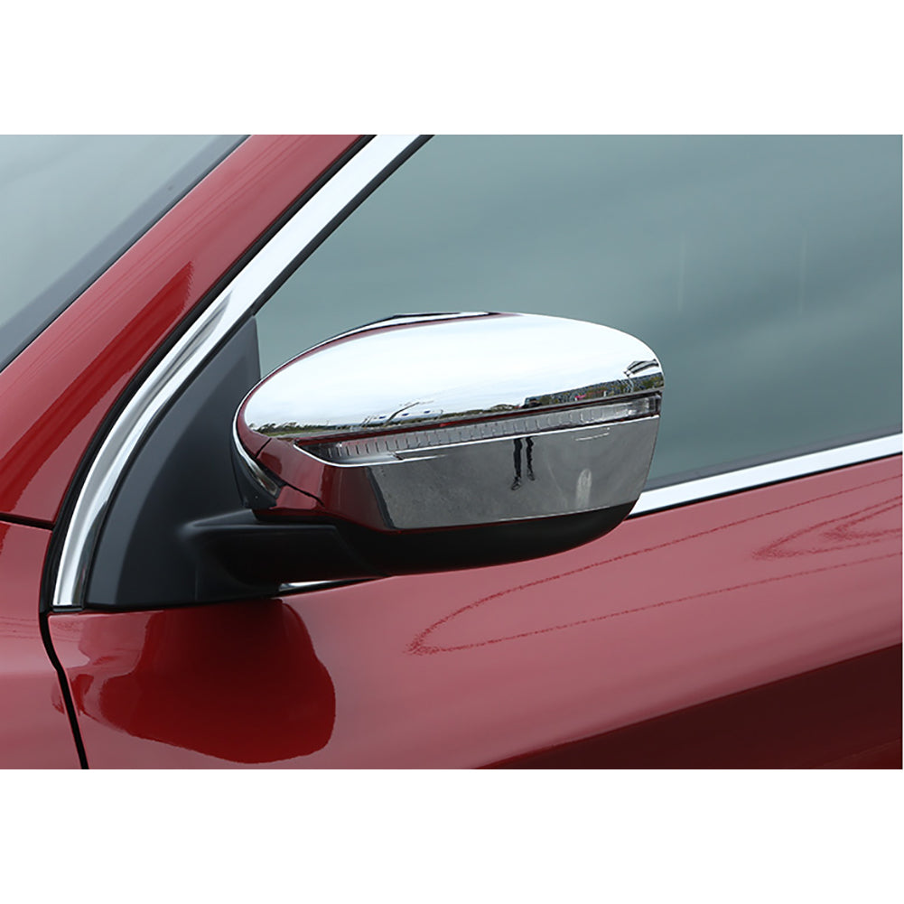 Fit for Nissan Murano 2015 2016 2017 2018 2019 Chrome Rear View Mirror Side Cover Molding Trim ABS