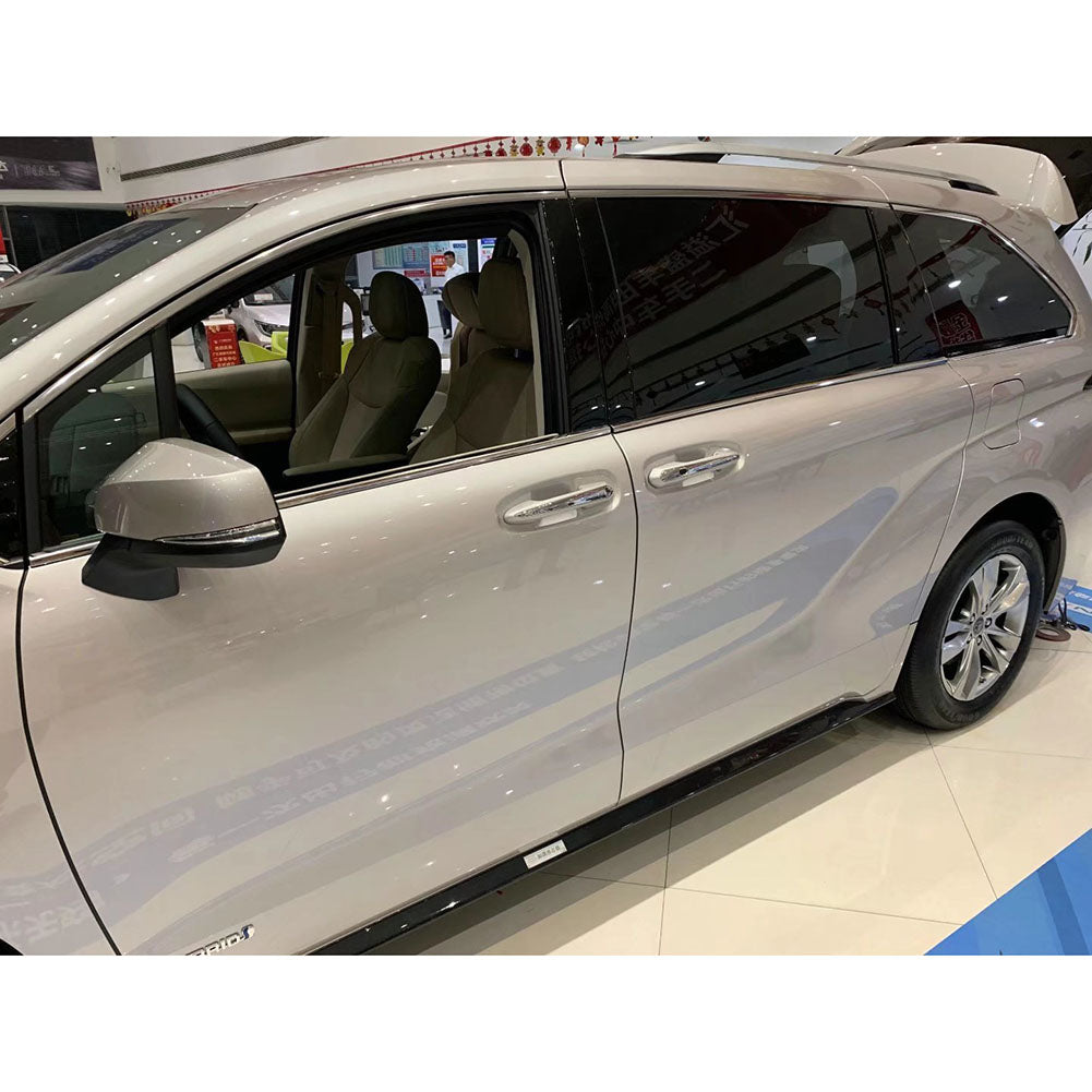 Beautost Fit for Toyota 2021 2022 Sienna Windows Frame Sill Molding Cover Trims Steel