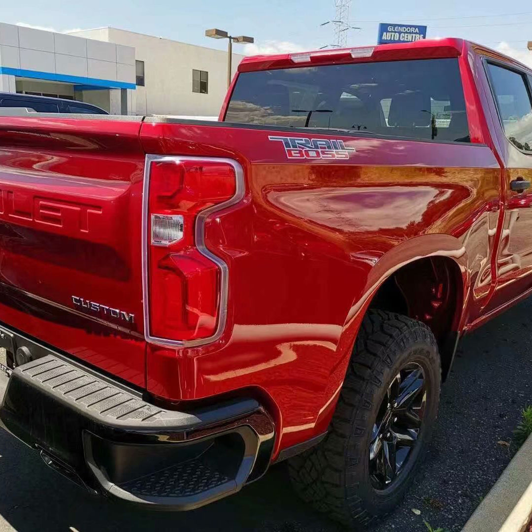 Fit for Chevrolet New Silverado 2019 2020 2021 2022 2023 2024 Chrome Tail Light Lamp Cover Trims