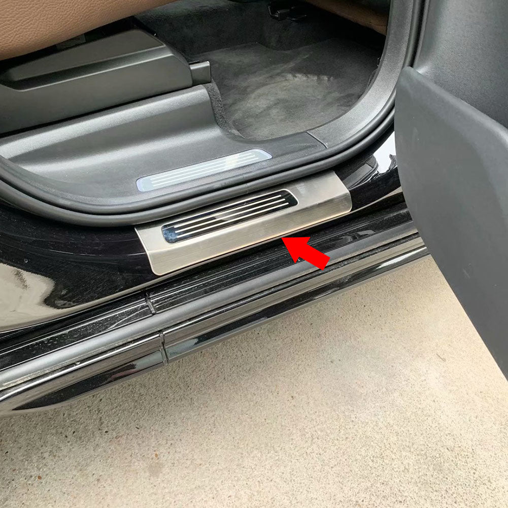 Fit for Volvo XC90 2016 2017 2018 2019 2020 2021 Outside Door Sill Plate Cover Trims