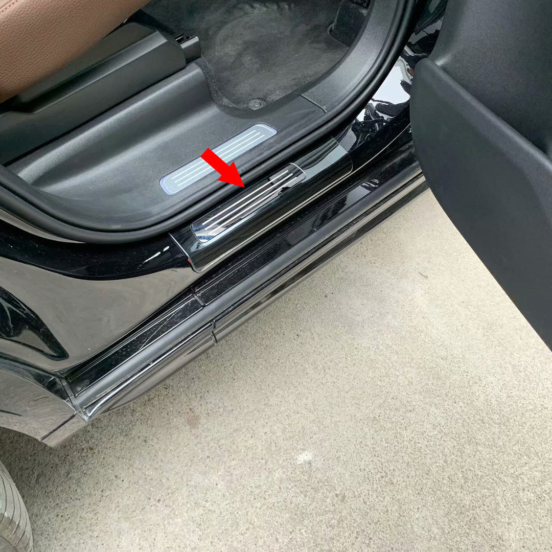 Fit for Volvo XC90 2016 2017 2018 2019 2020 2021 Outside Door Sill Plate Cover Trims