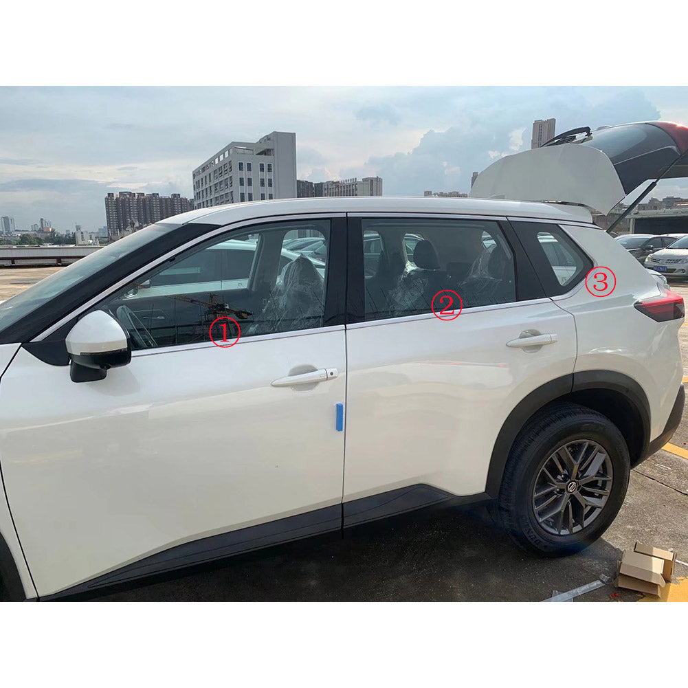 Fit For Nissan Rogue 2021 Lower Windows Frame Sill Molding Cover Trim