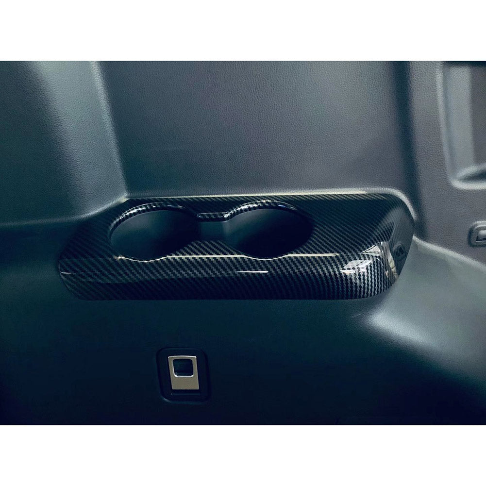 Fit for Toyota Highlander 2020 2021 2022 Rear Seat Cup Holder Cover Trim