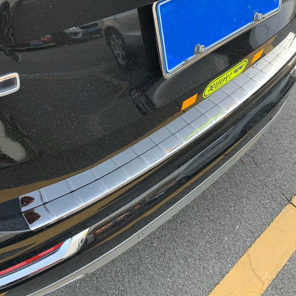 Fit for Volvo XC90 2016 2017 2018 2019 2020 2021 Rear Bumper Guard Plate Cover Trim Stainless Steel