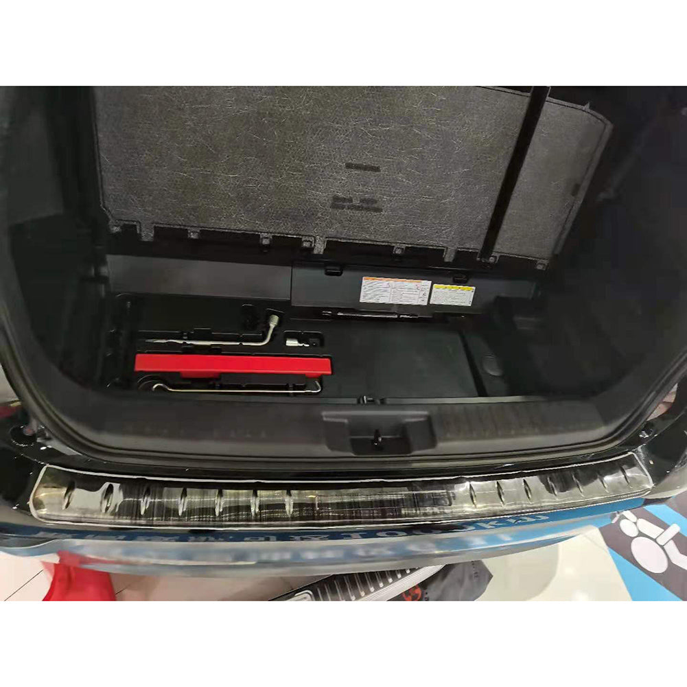 Fit for Toyota New Highlander 2020 2021 2022 Rear Outside Bumper Sill Plate Guard Cover Trim
