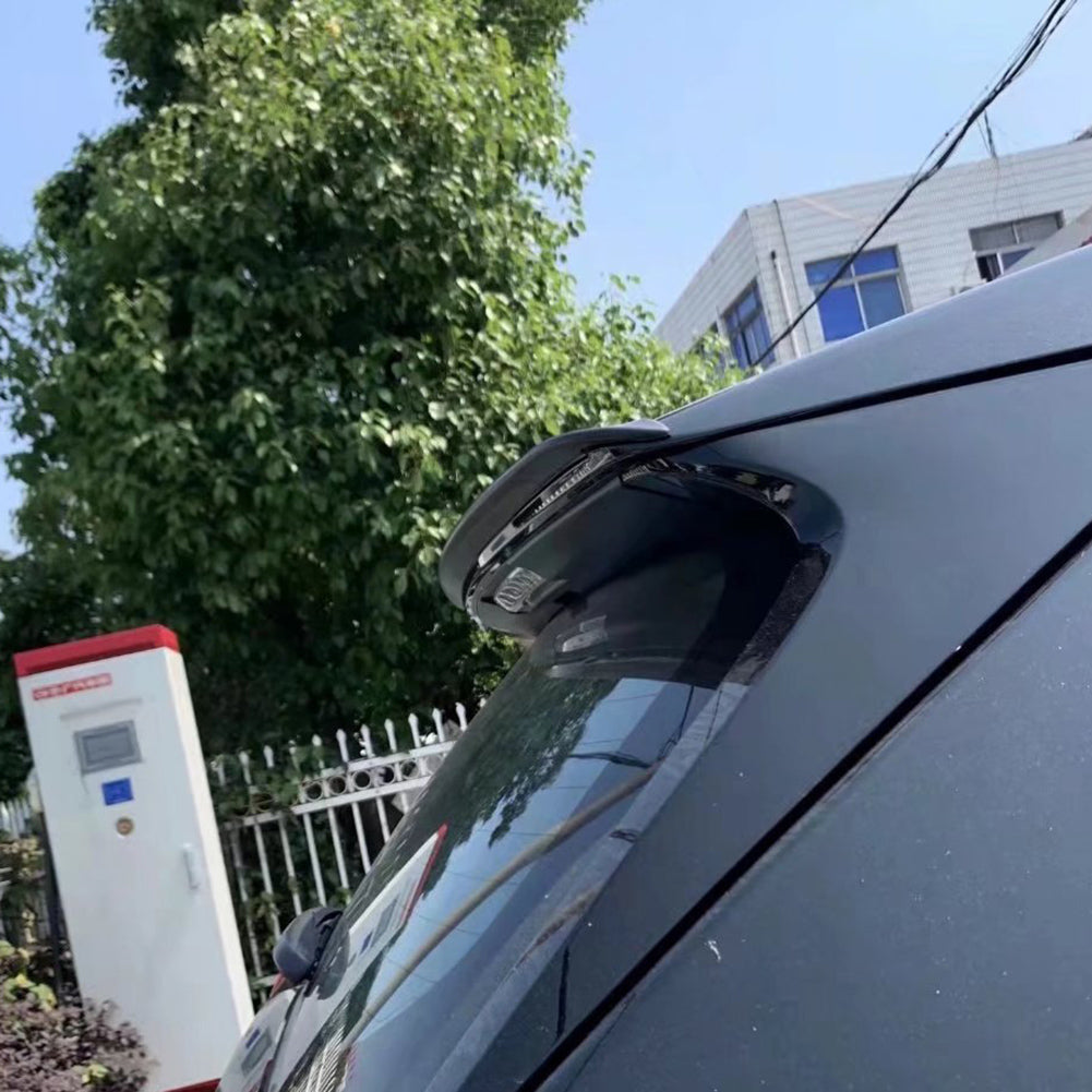 Fit for Toyota RAV4 2019 2020 2021 2022 Rear Trunk Wing Spoiler Cover Trim ABS