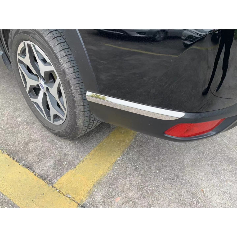 Fit for Subaru Forester 2019 2020 2021 Bumper Corner Edge Protection Cover Trim Stainless Steel