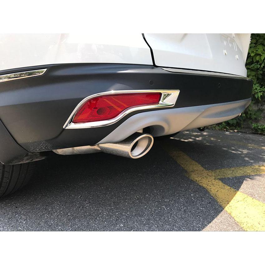 Fit for Honda 2017 2018 2019 CR-V CRV Chrome Rear Fog Light Lamp Cover Trim - beautost