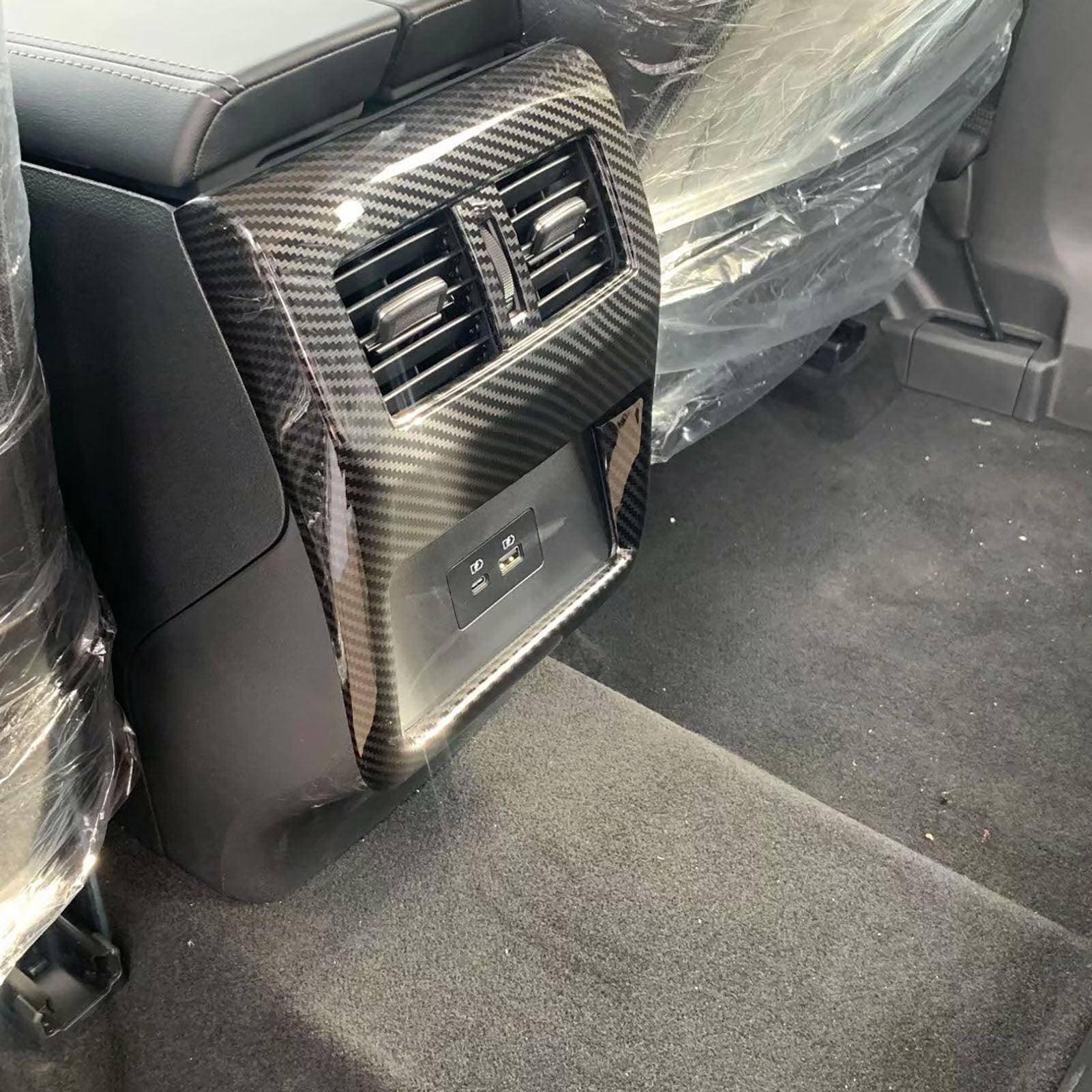 Fit for Nissan New Rogue 2021 Interior Rear Seat Air Condition Vent Outlet Cover Trim