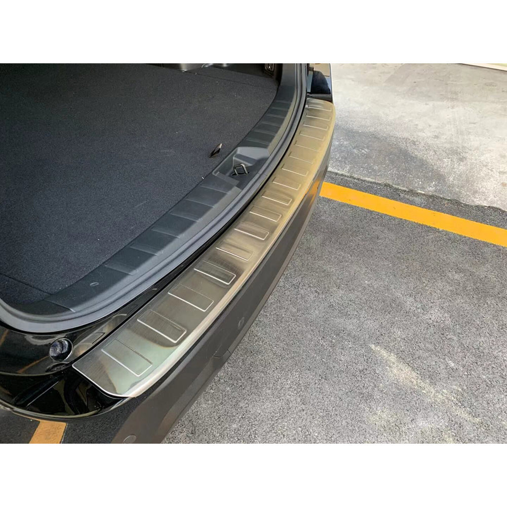 Fit For Subaru Forester 2019 2020 2021 Rear Outside Bumper Sill Plate Guard Cover Trim Stainless