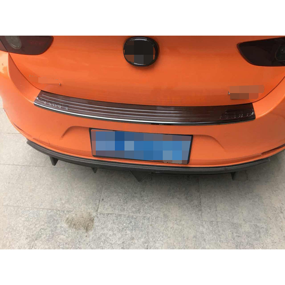 Fit for 2019 2020 2021 2022 Mazda 3 Axela Sedan Stainless Rear Outside Bumper Sill Plate Guard Cover Trim