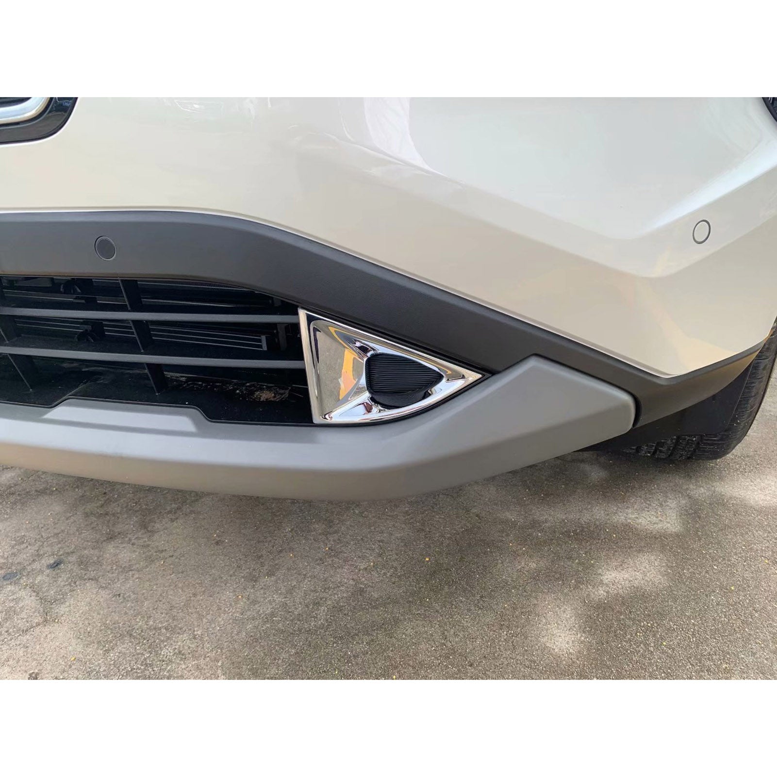 Fit for Nissan New Rogue 2021 2022 Chrome Front Lower Fog Light Lamp Cover Trims