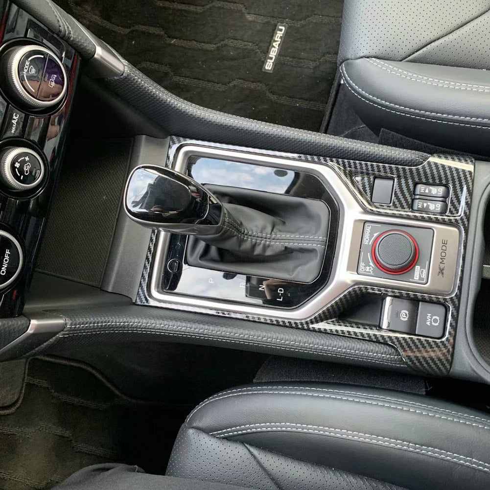 Fit For Subaru 2019 2020 2021 2022 Forester Gear Shift Knob Console Panel Cover Trim