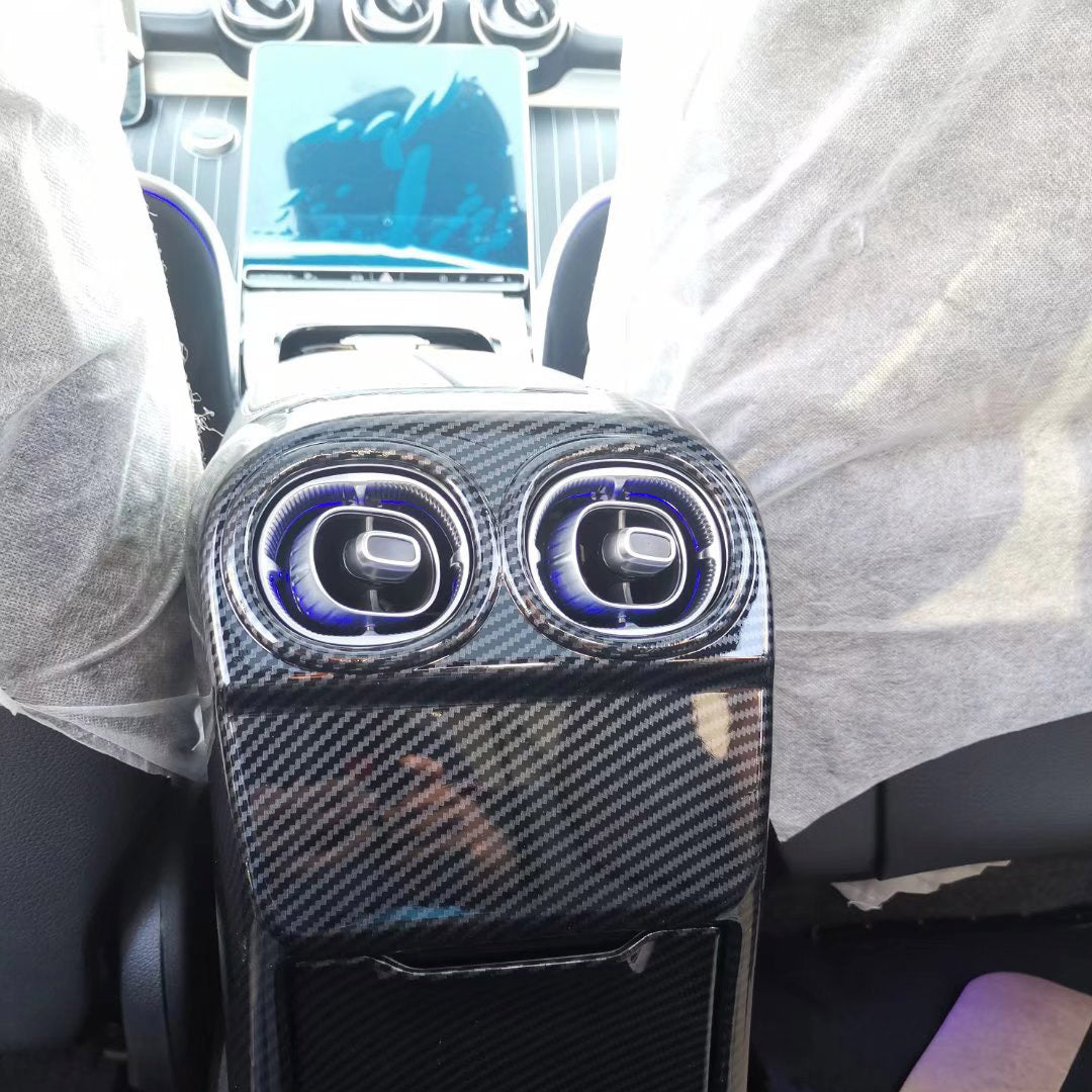 For Mercedes-Benz 2022 New C-Class C300 C200 C220d AMG Interior Rear Seat Air Condition Vent Outlet Cover Trim