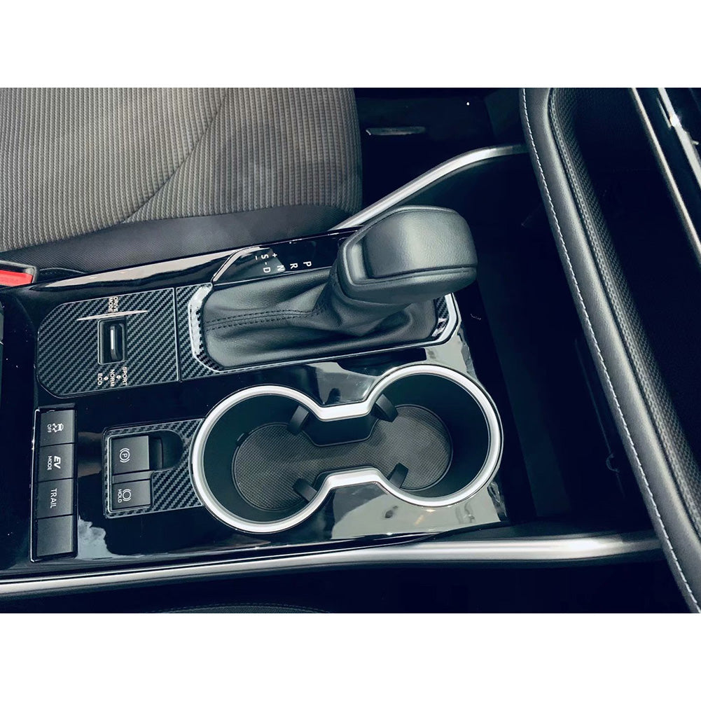 Fit for Toyota New Highlander 2020 2021 2022 Gear Shift Knob Console Panel Cover Trims Stainless Steel