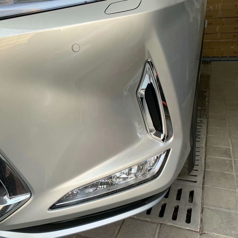Fit For Lexus RX350 RX350L RX450h RX450hl 2020 2021 2022 Chrome Front Fog Light Lamp Cover Trims ABS