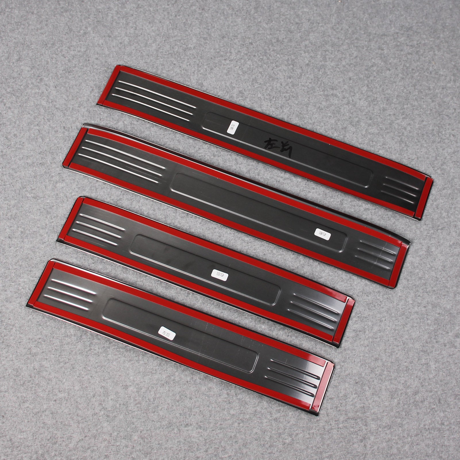 Fit for Toyota New Highlander 2020 2021 2022 Outside Door Sill Scuff Plate Guard Cover Trim Sport Style Stainless Steel