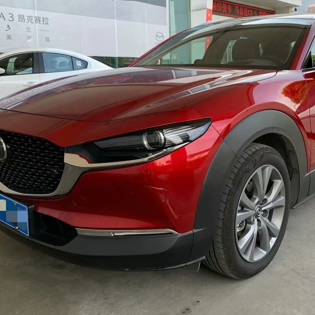 Fit for Mazda CX-30 CX30 2020 2021 Front Fog Light Lamp Cover Bezel Trims Chrome