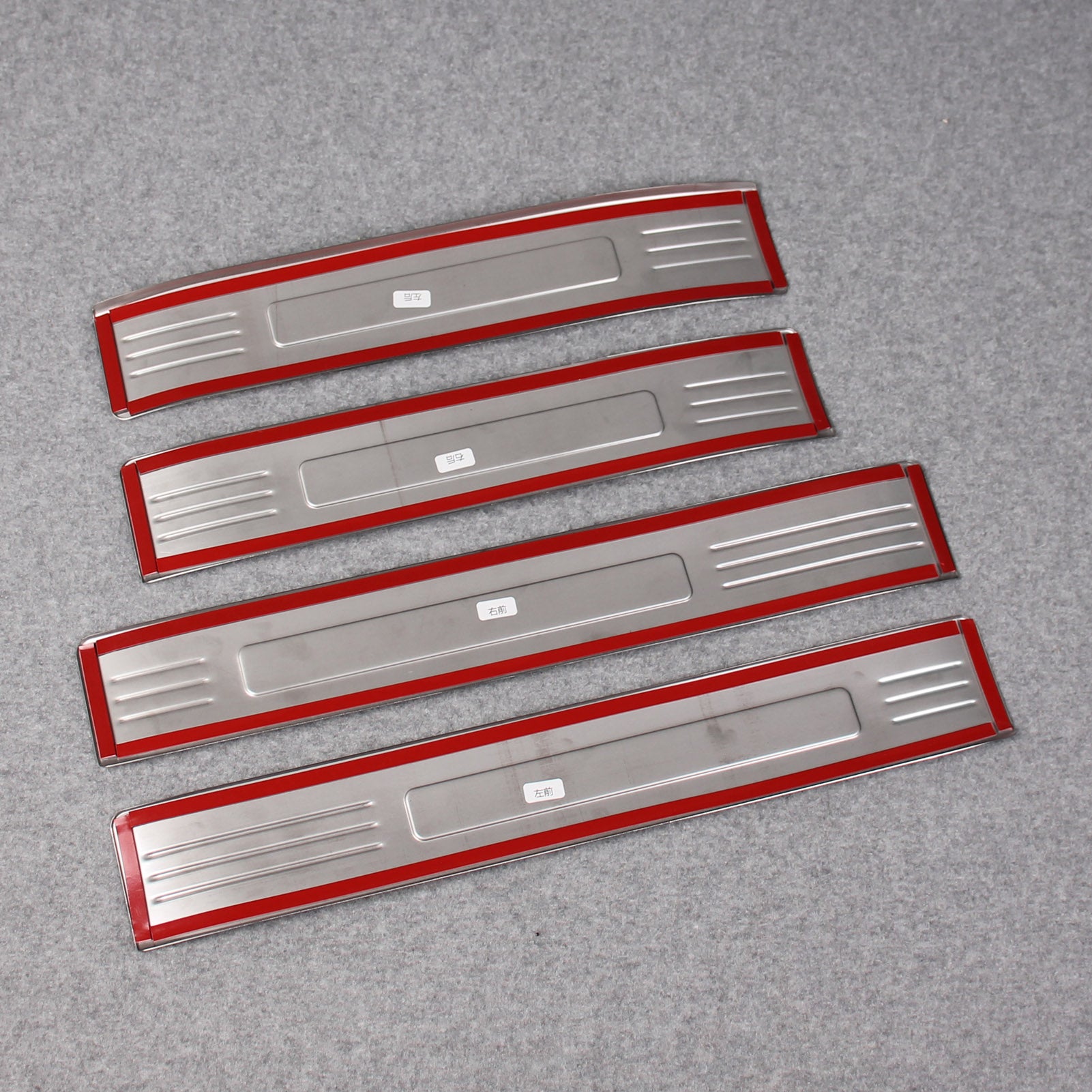 Fit for Toyota New Highlander 2020 2021 2022 Outside Door Sill Scuff Plate Guard Cover Trim Sport Style Stainless Steel