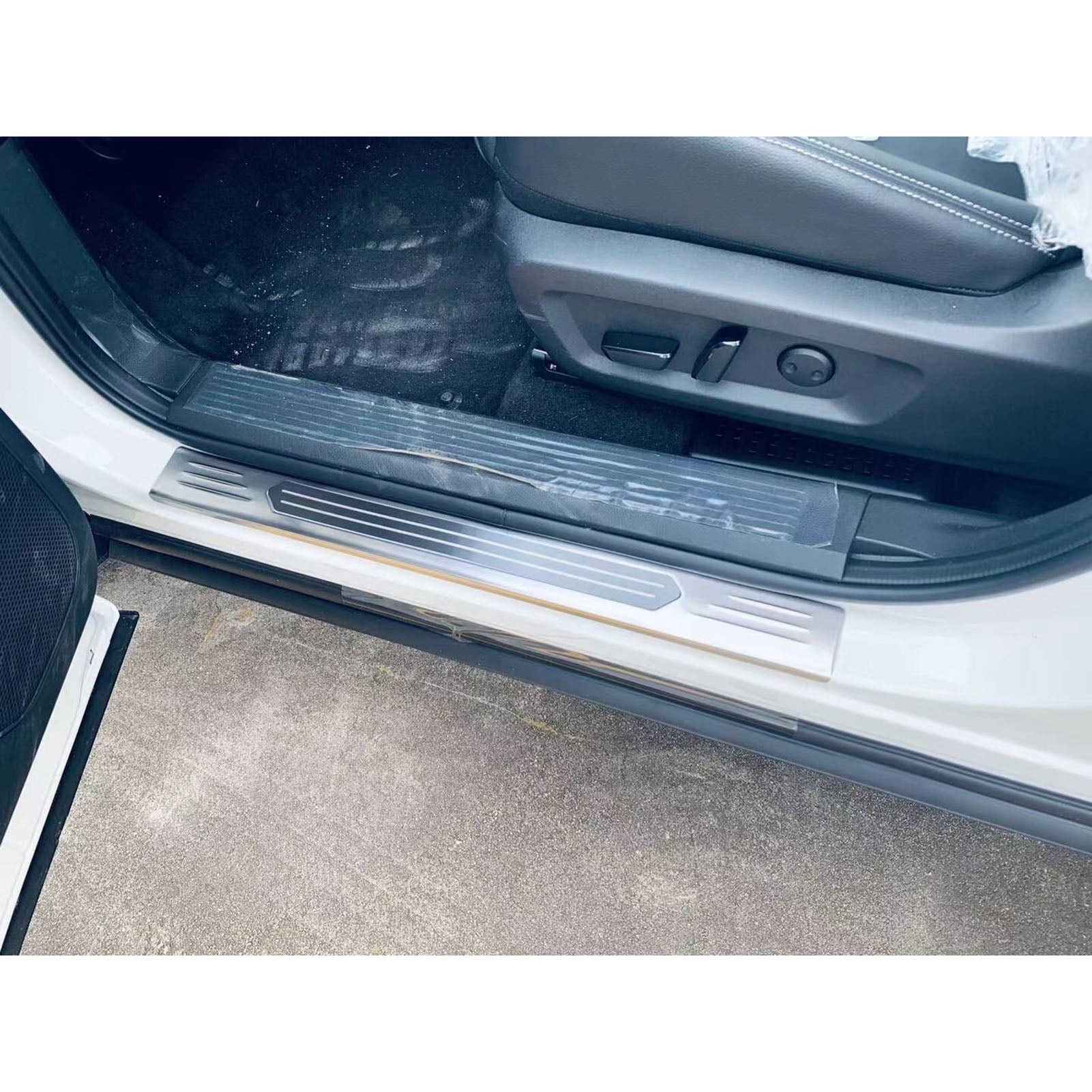 Fit for Nissan Rogue 2021 Door Sill Scuff Plate Guard Cover Trims Stainless Steel