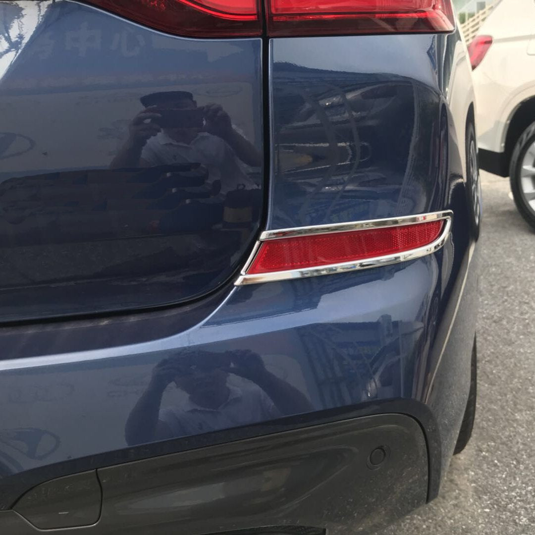 Fit for BMW New X3 Sport 2018 2019 2020 2021 Chrome Rear Fog Light Lamp Cover Trims