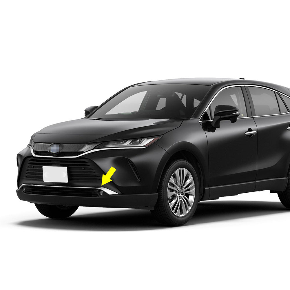 Fit for Toyota New VENZA 2021 2022 2023 2024 LE Model Chrome Front Bumper Guard Protector Plate Cover Trims