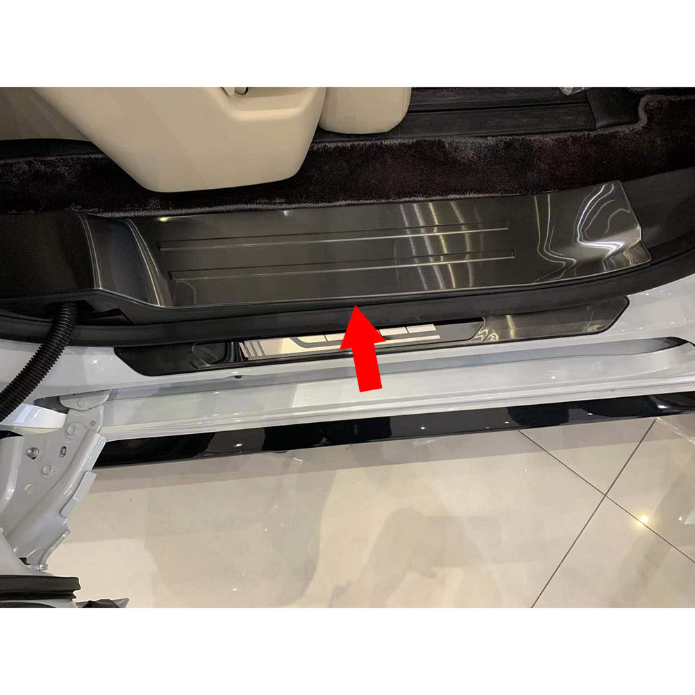 Fit for Toyota 2021 2022 Sienna Inside Door Sill Scuff Plate Guard Cover Trims Stainless Steel