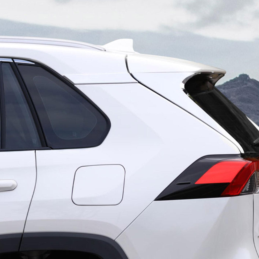 Fit for Toyota RAV4 2019 2020 2021 2022 2023 2024 Rear Spoiler Wing Side Beveled Window Cover Trims