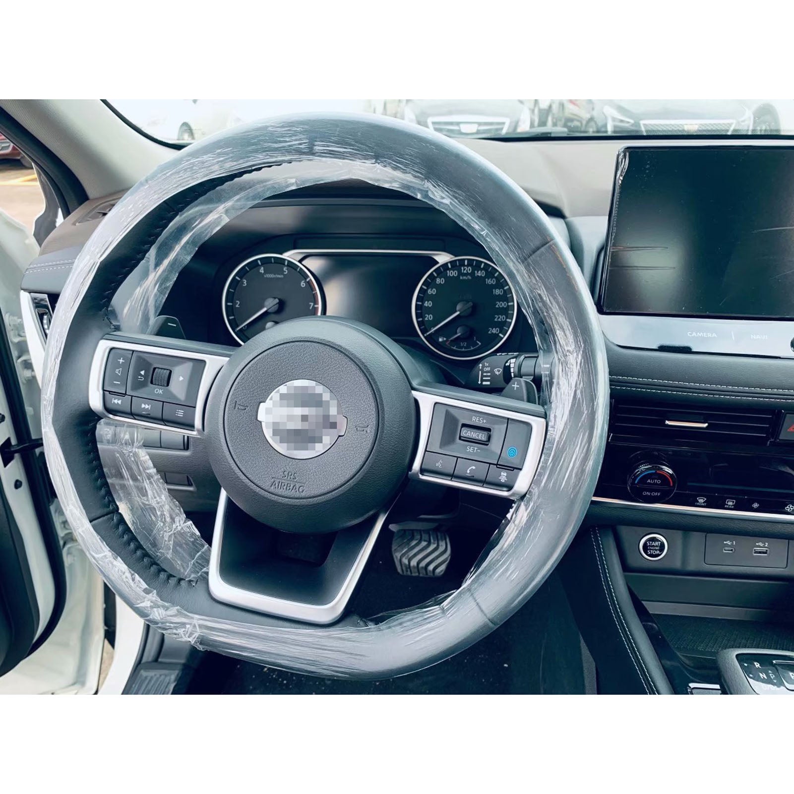 Fit for Nissan New Rogue 2021 Wheel Steering Trim Panel Cover Trims