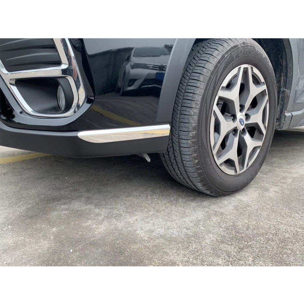Fit for Subaru Forester 2019 2020 2021 2022 Bumper Corner Edge Protection Cover Trim Stainless Steel
