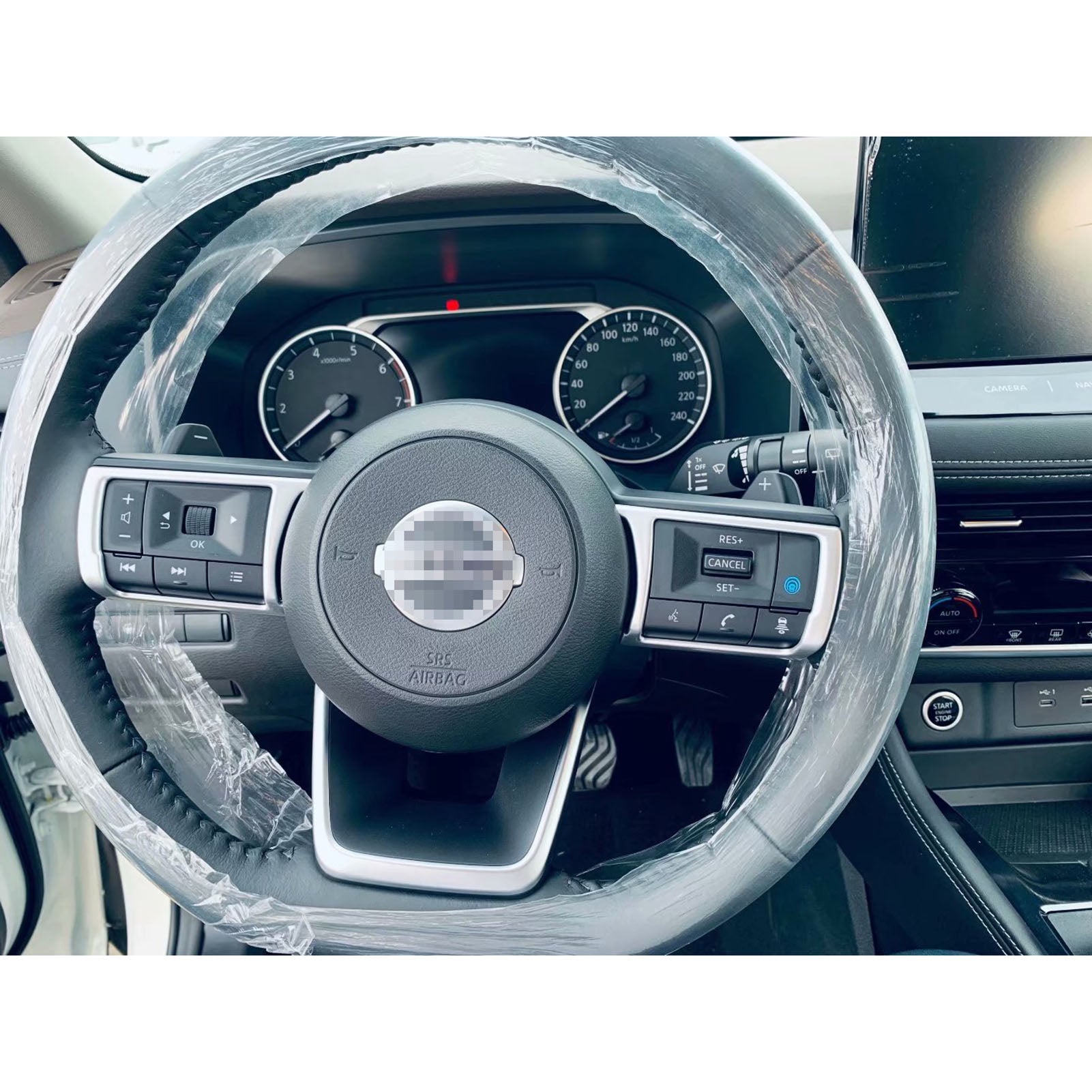 Fit for Nissan New Rogue 2021 Wheel Steering Trim Panel Cover Trims