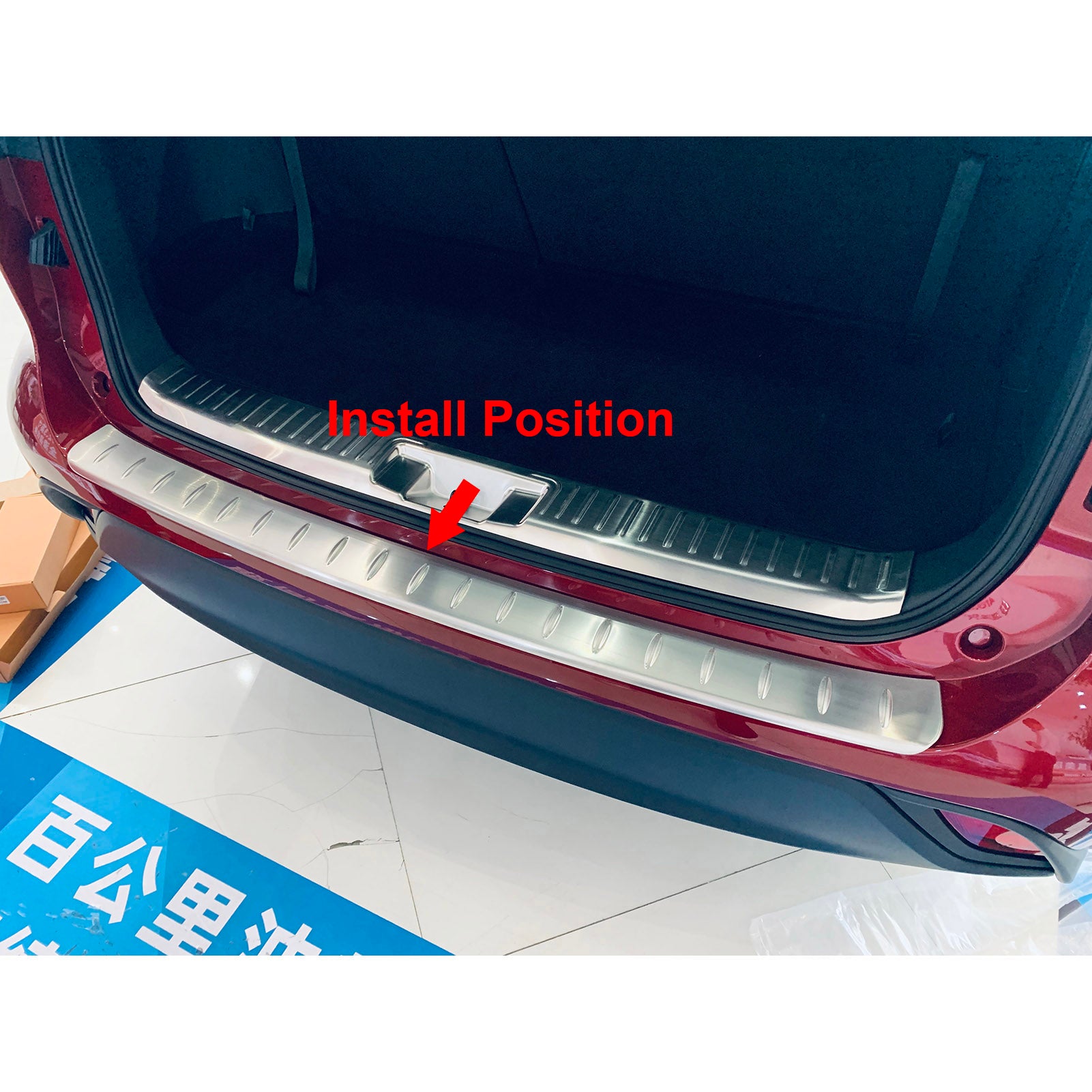 Fit for Toyota New Highlander 2020 2021 2022 2023 Rear Outside Bumper Sill Plate Guard Cover Trim