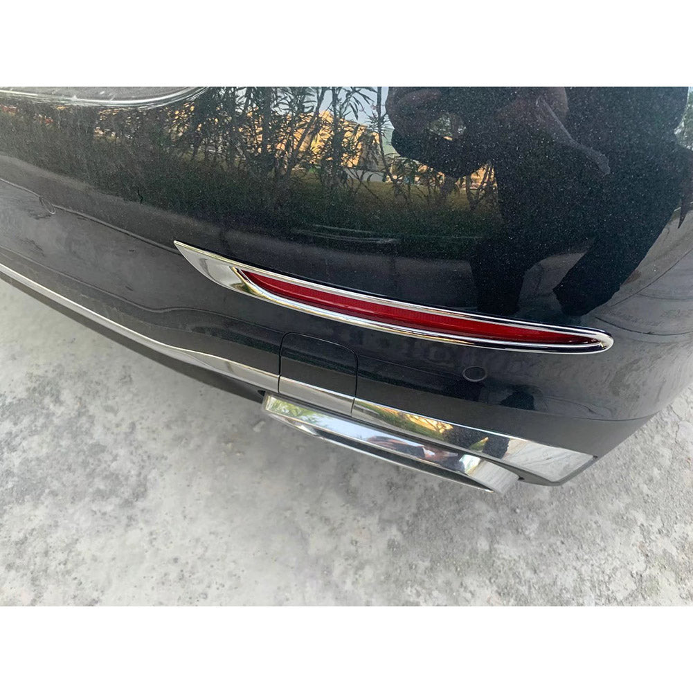Fit for Mercedes-Benz 2022 C-Class C300 C200 C220d AMG Chrome Rear Fog Light Lamp Cover Trim
