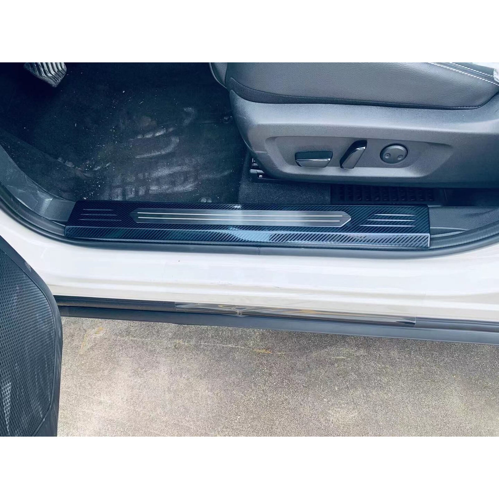 Fit for Nissan Rogue 2021 Door Sill Scuff Plate Guard Cover Trims Stainless Steel