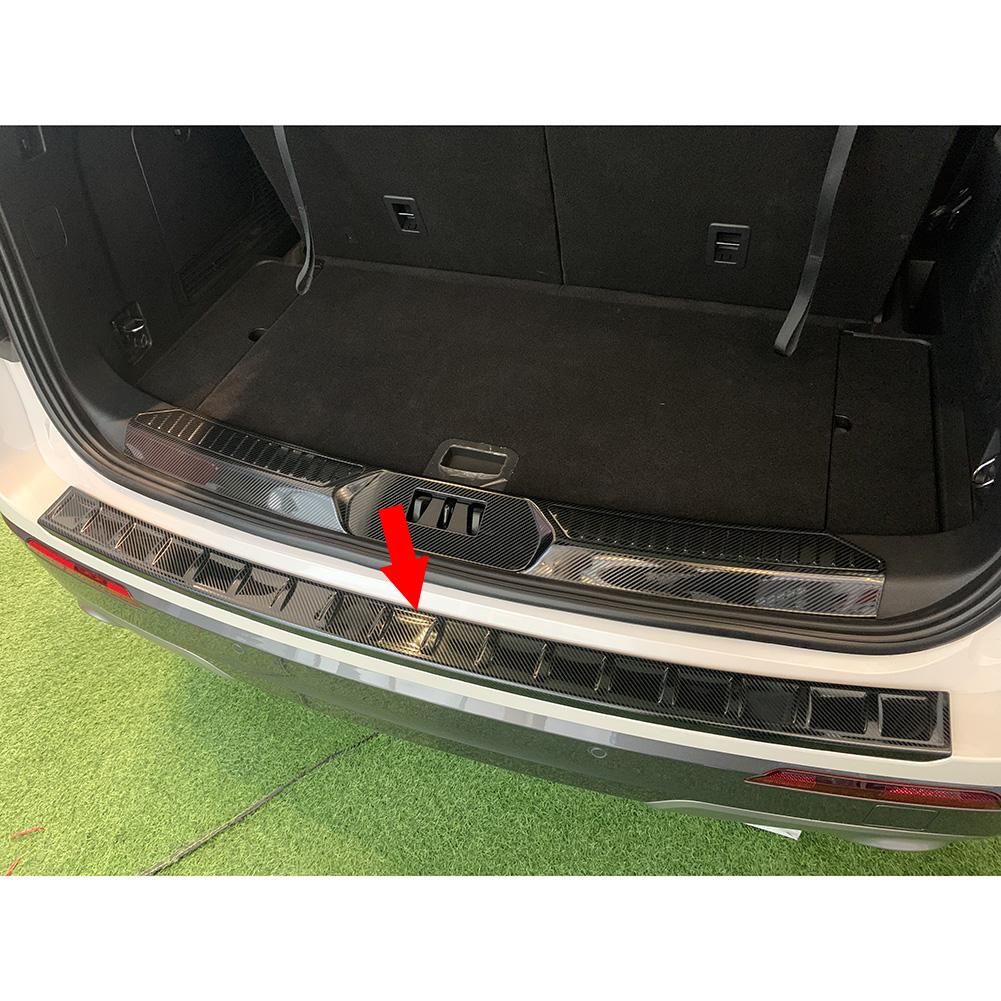 Fit for Ford New Explorer 2020 2021 2022 Rear Outside Bumper Sill Plate Guard Cover Trim Stainless Steel
