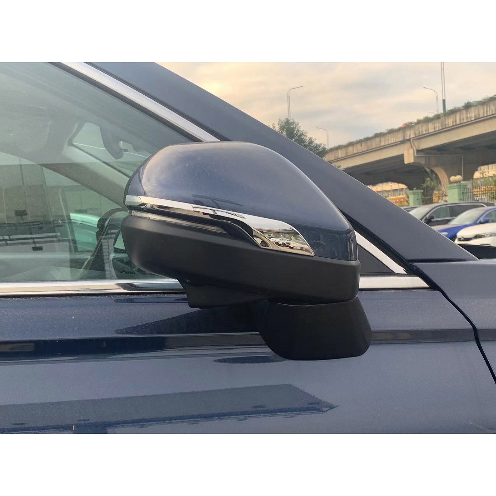 Fit for Honda New HR-V HRV 2023 Chrome Rear view Mirror Side Molding Cover Trim