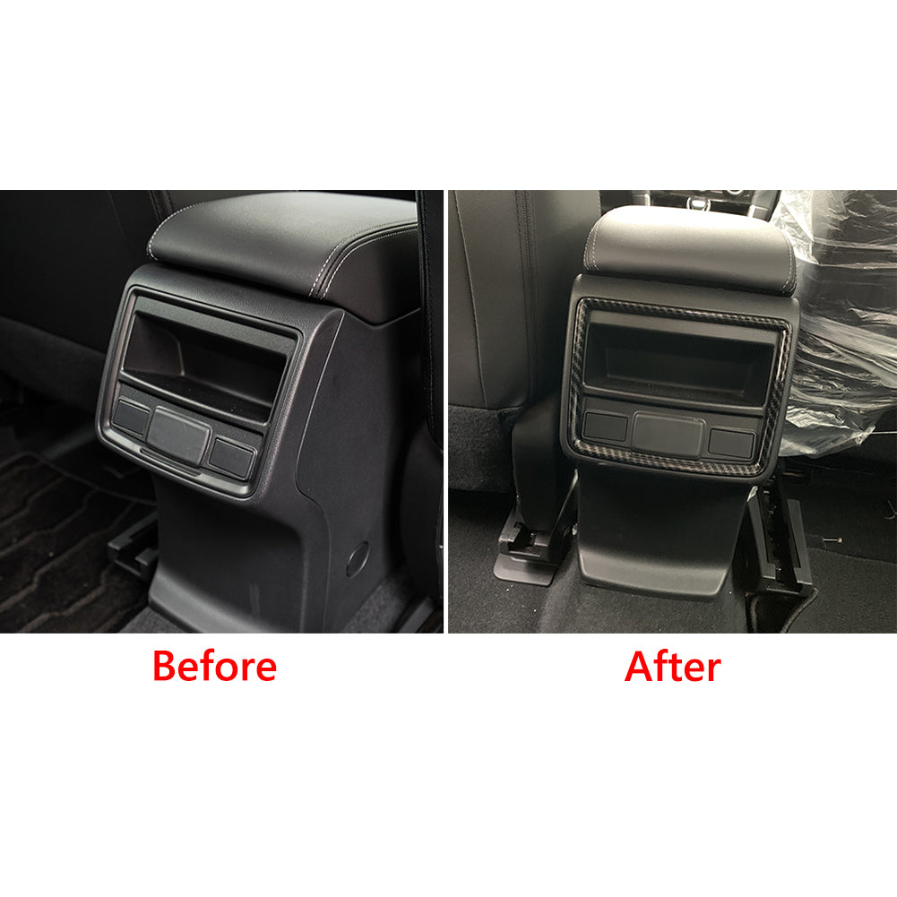 Fit For Subaru 2019 2020 2021 2022 Forester Rear Seat Storage Box Glove Pallet Organizer Cover Trim