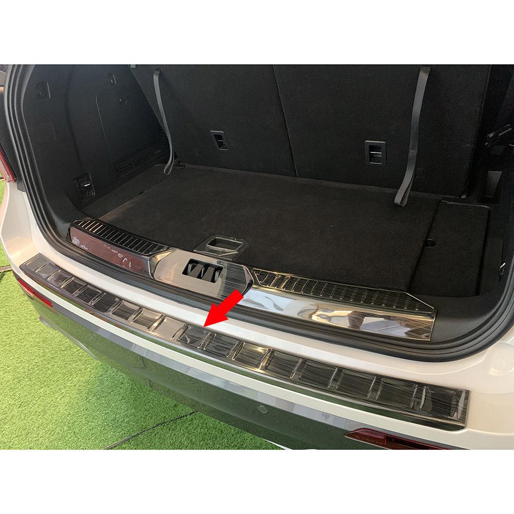 Fit for Ford New Explorer 2020 2021 2022 Rear Outside Bumper Sill Plate Guard Cover Trim Stainless Steel