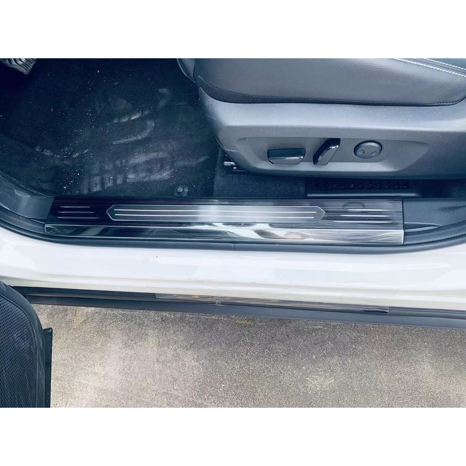 Fit for Nissan Rogue 2021 Door Sill Scuff Plate Guard Cover Trims Stainless Steel