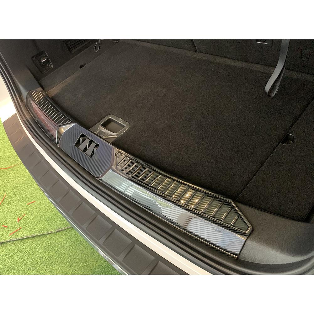 Fit for Ford New Explorer 2020 2021 2022 Rear Interior Bumper Sill Plate Guard Cover Trim Stainless Steel