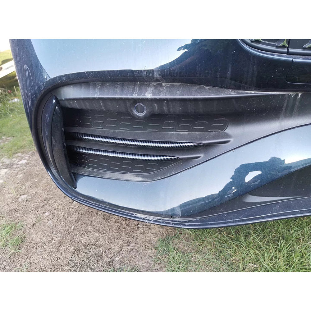 For Mercedes-Benz 2022 2023 New C-Class C300 C200 C220d AMG Front Fog Light Mesh Cover Trim