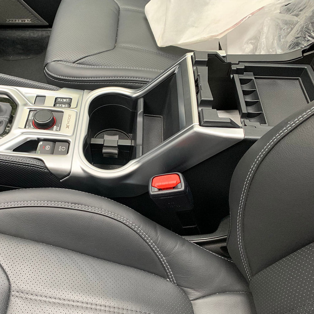 Fit for Subaru Forester 2019 2020 2021 2022 Front Console Cup Holder Trim ABS